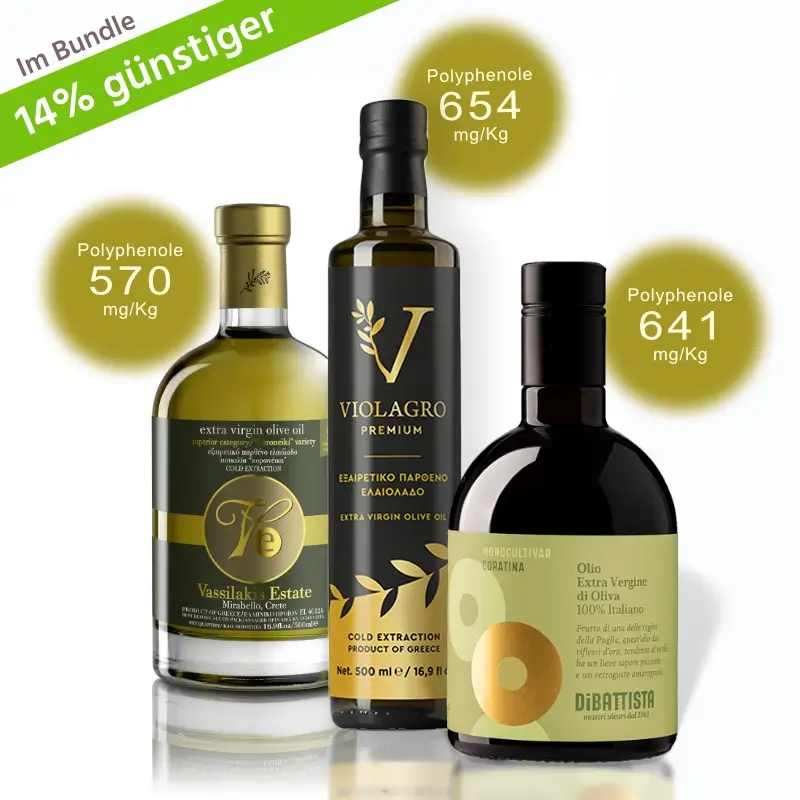 Polyphenol-Olivenöl-Set